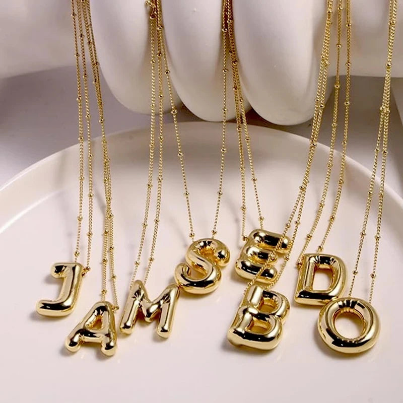 Balloon Letter Necklace