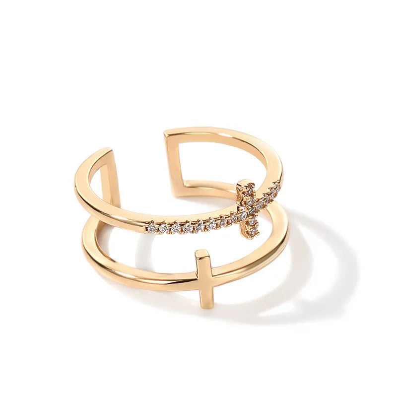 Double-Layer Cross Ring