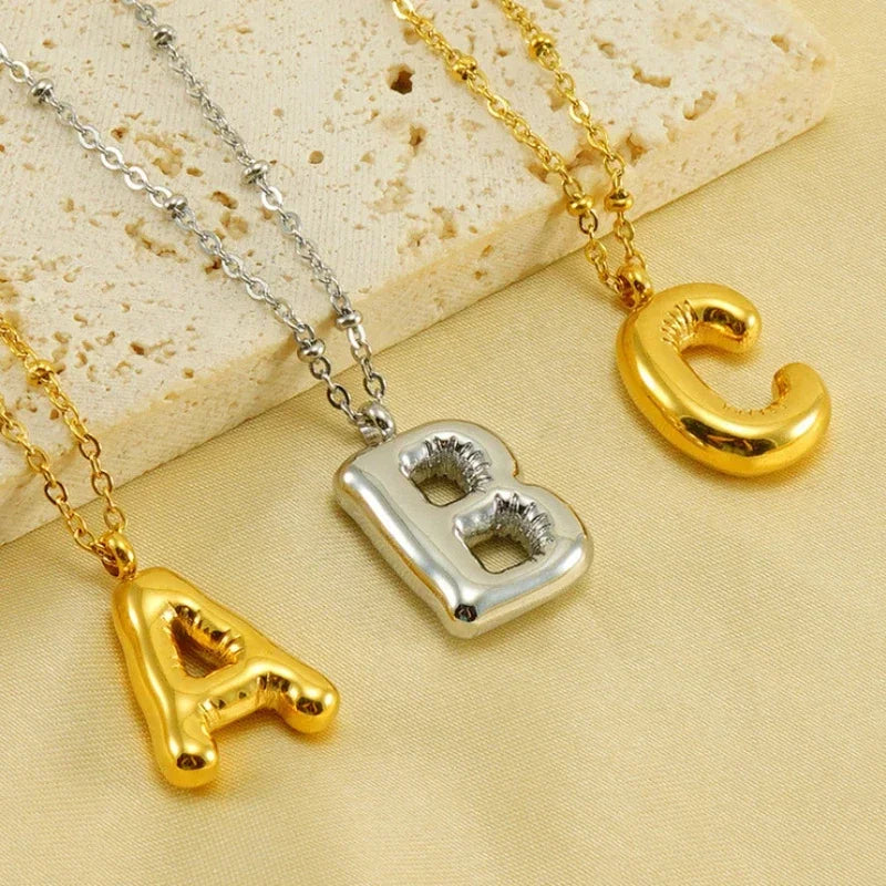 Balloon Letter Necklace