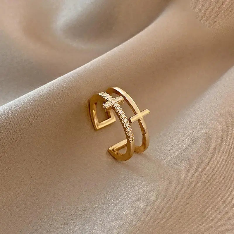 Double-Layer Cross Ring